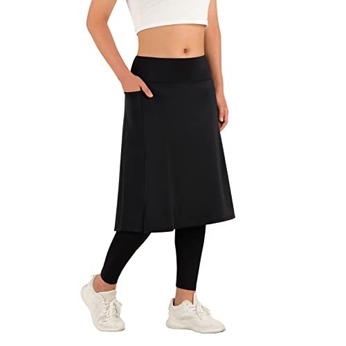 Black Full Length Leggings-b