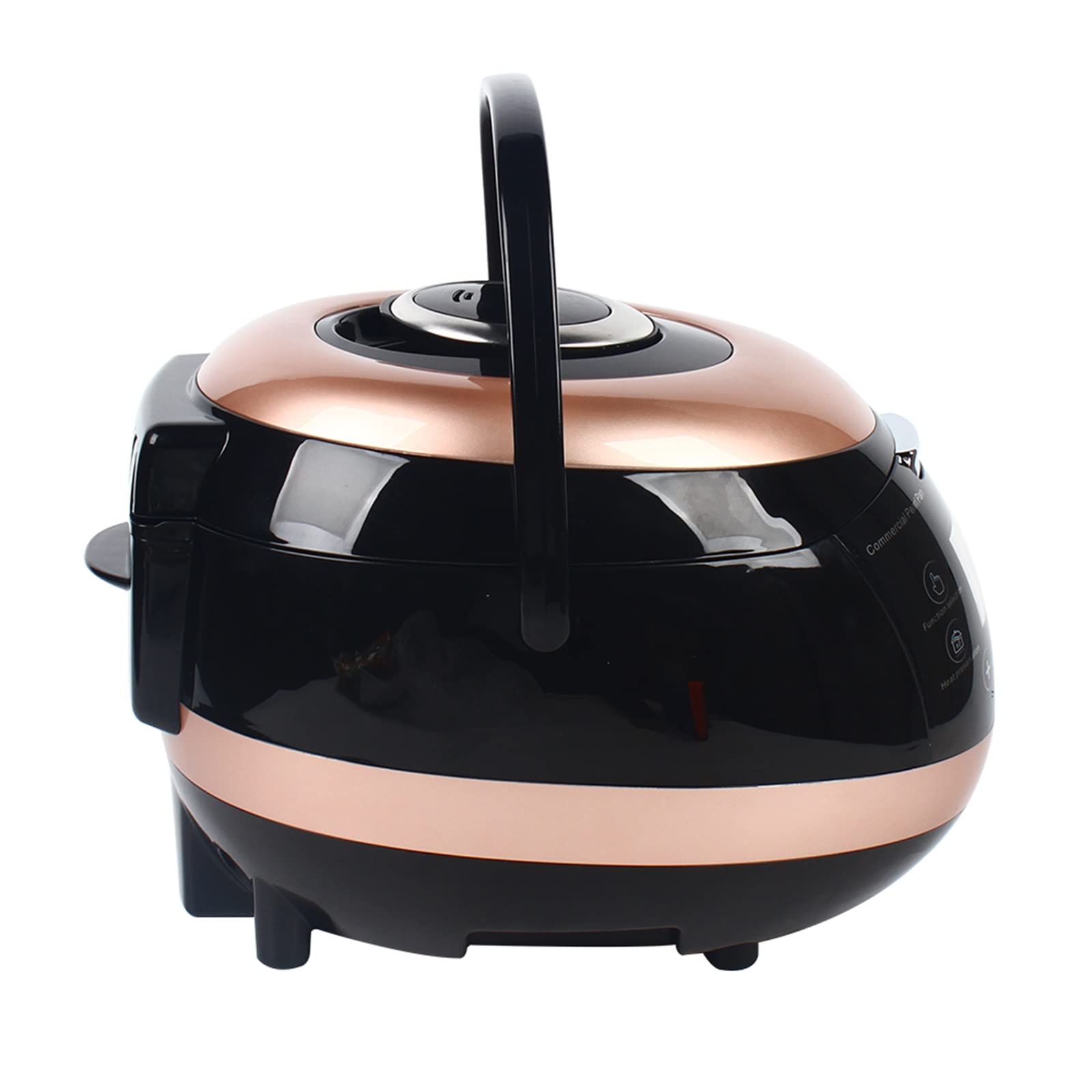 Commercial 5L Fully Automatic Black Tapioca Pearl Cooker with Touchscreen - 110V Electric Boba Maker for Bubble Tea, Milk Tea & Dessert Shops | Perfect for Tea Cafes, Home Use & Small Businesses