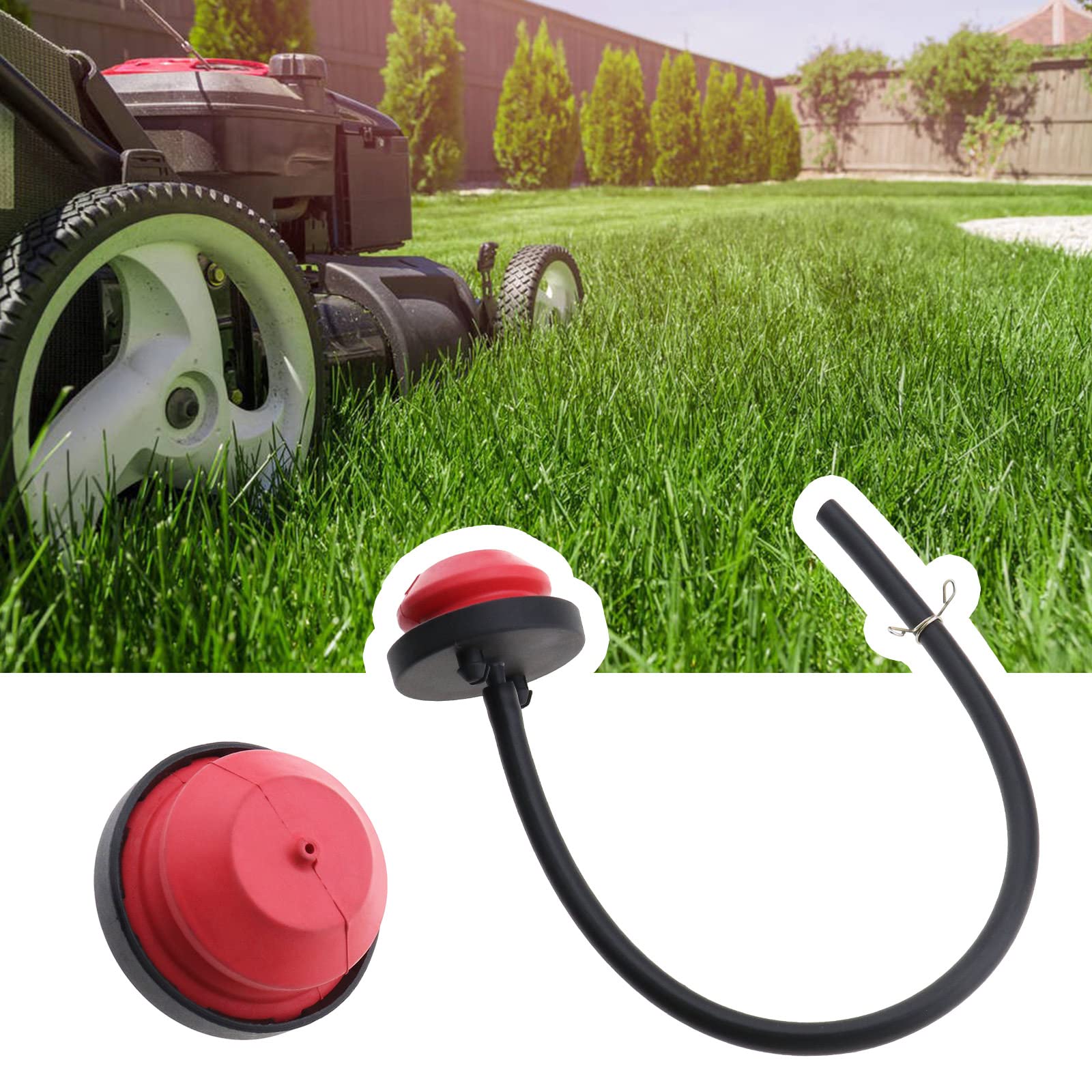 ECSiNG 2-Pack Primer Pump Kit for Lawn Mower - Compatible with Tecumseh AV520, HMSK100, HMSK105, HMSK110 - Includes Primer Pumps 570682 & 570682A, Clamps & 751-10639 Assembly - Perfect for Small Engine Repair & Lawn Mower Maintenance
