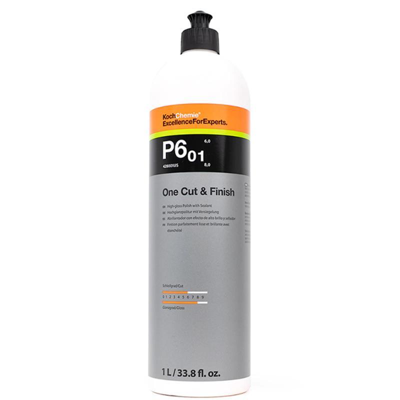 KOCH CHEMIE One Cut & Finish P6.01 - High Performance Car Polish & Cutting Compound - One Step Paint Correction for Auto Detailing & Scratch Removal - Perfect for Professional Detailing & DIY Car Care