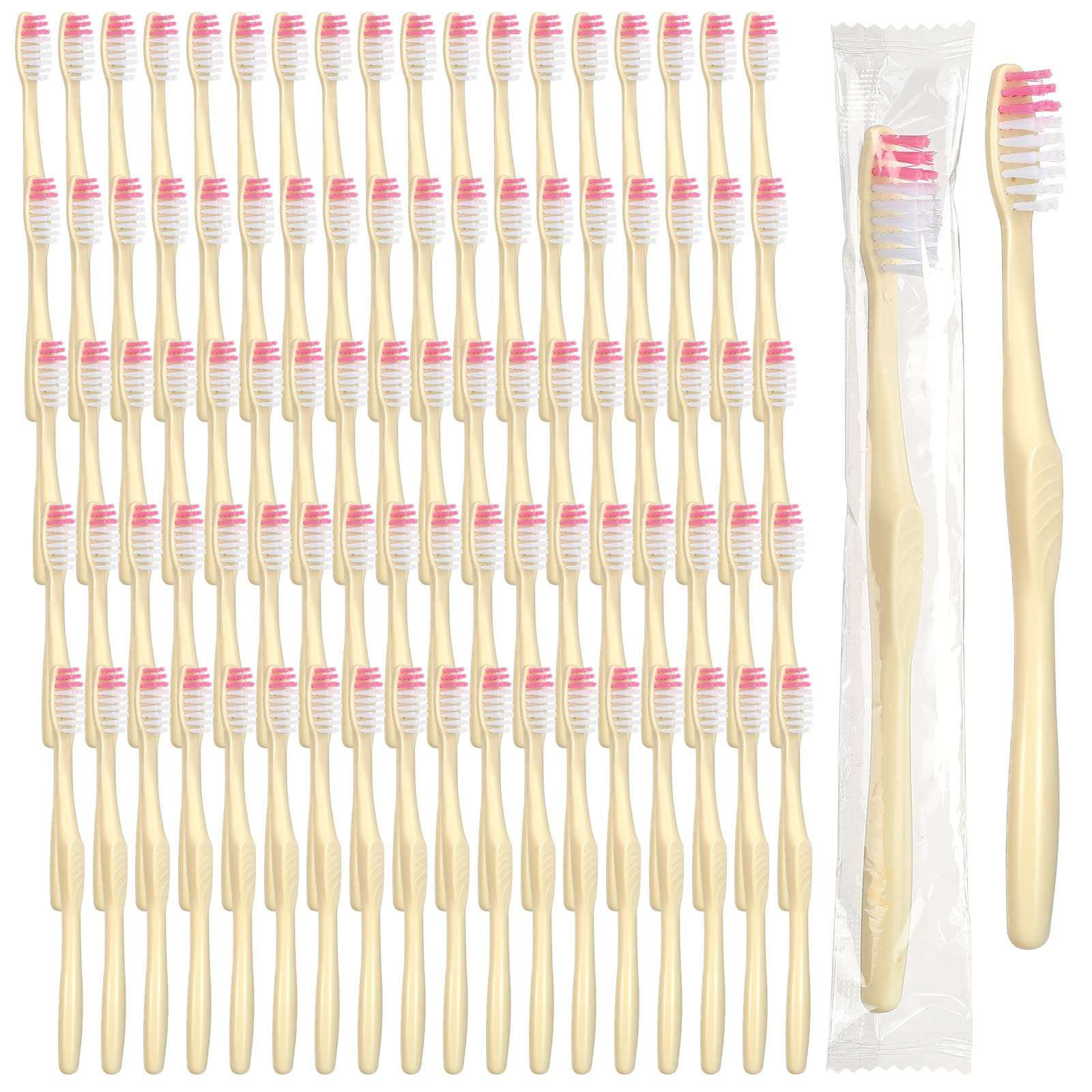 800 Pcs Disposable Toothbrushes Bulk - Individually Wrapped Soft Bristle Travel Toothbrushes for Adults & Kids | Perfect for Hotels, Camping, Office, Shelters & Emergency Kits | Eco-Friendly Oral Care Solution