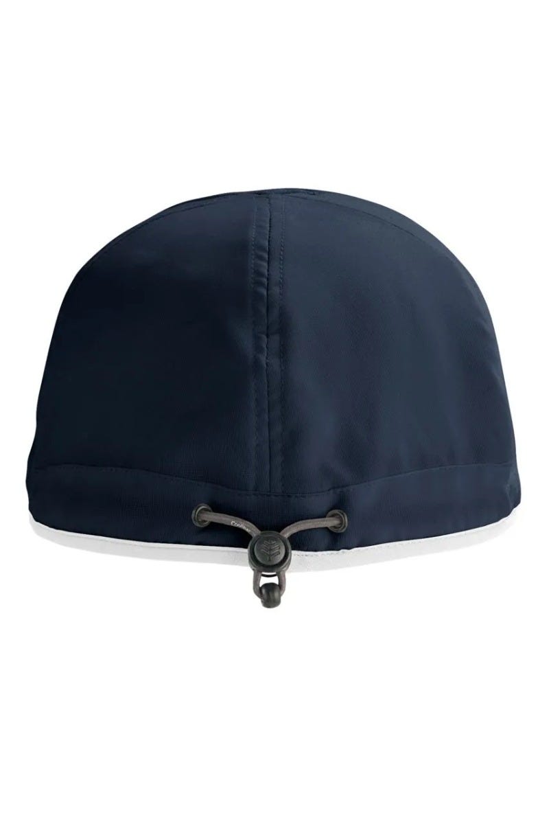 Unisex Lenny Sport Cap - Navy & White Adjustable Baseball Hat for Men & Women - Perfect for Running, Hiking, and Outdoor Activities