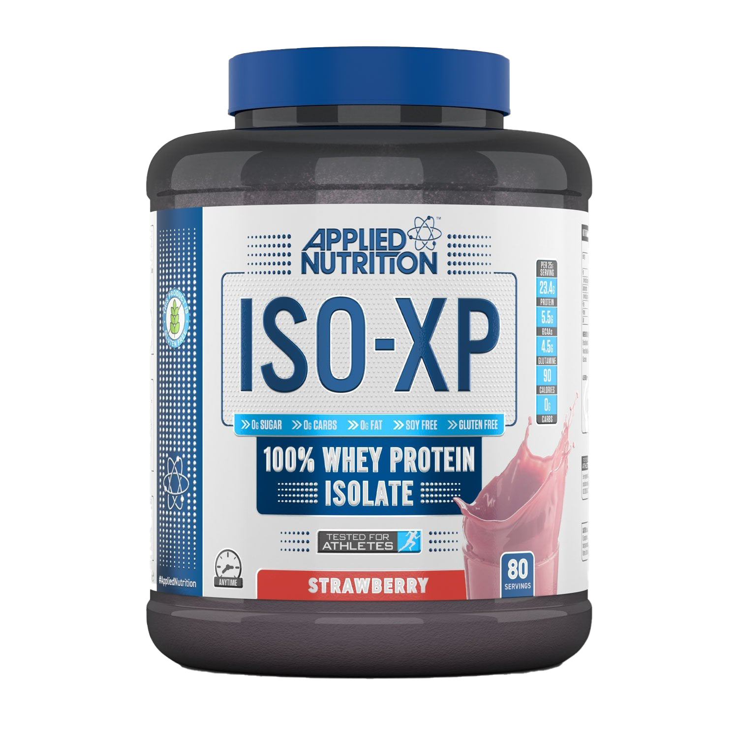 Applied Nutrition ISO XP 2kg Strawberry Whey Protein Powder - Premium Muscle Recovery & Growth Supplement for Athletes & Fitness Enthusiasts - Post-Workout, Meal Replacement & Healthy Lifestyle Support