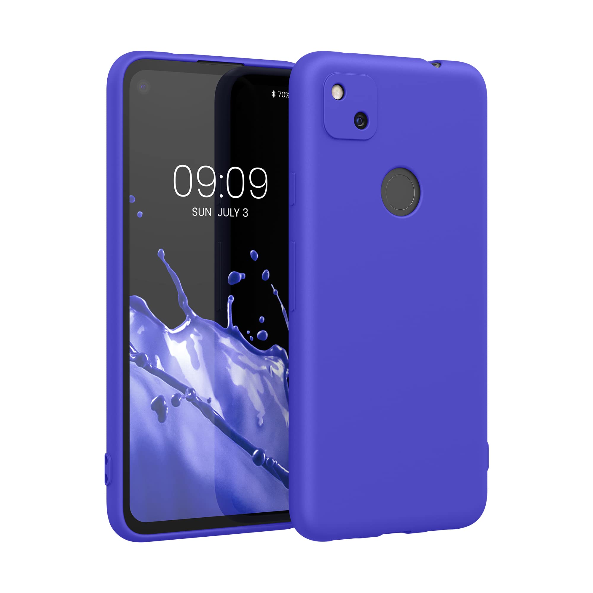 Google Pixel 4a TPU Case - Slim Protective Phone Cover in Baltic Blue for Daily Use