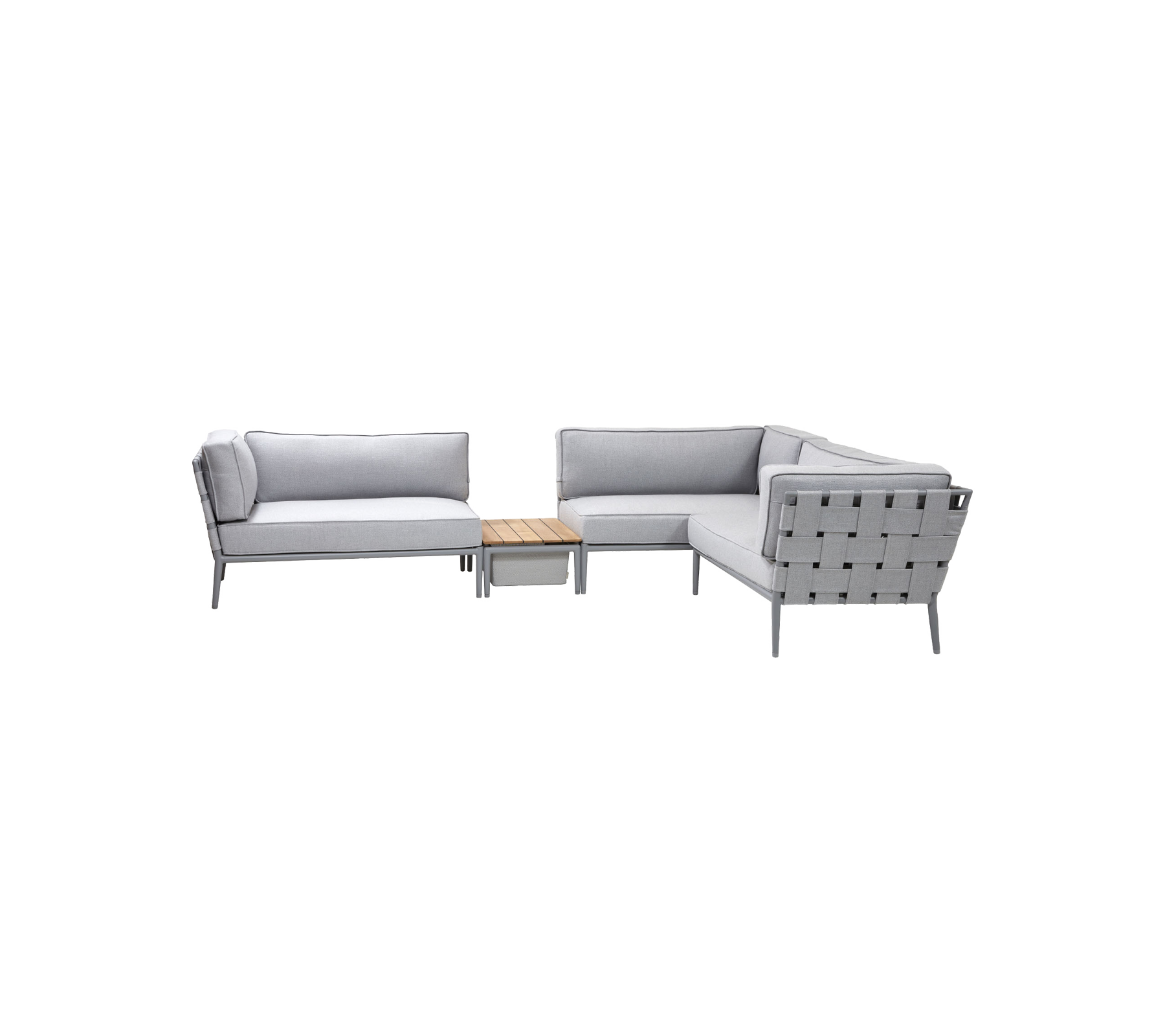 Modular Corner Sofa with Storage Ottoman - Convertible Sectional Couch for Small Spaces, Living Room, and Apartment - Modern L-Shaped Sofa with Box Table for Extra Seating and Storage