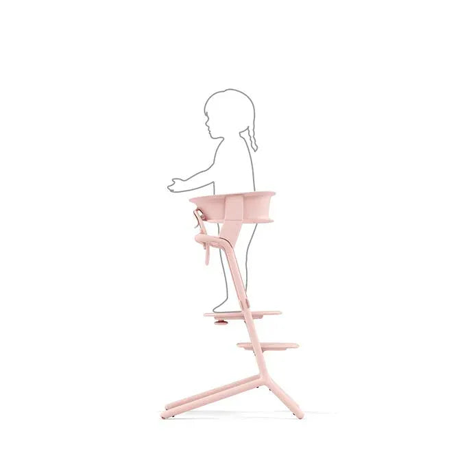 LEMO Kids Montessori Learning Tower - Adjustable Wooden Step Stool for Toddlers, Pearl Pink | Safe Kitchen Helper for Cooking, Baking & Learning Independence