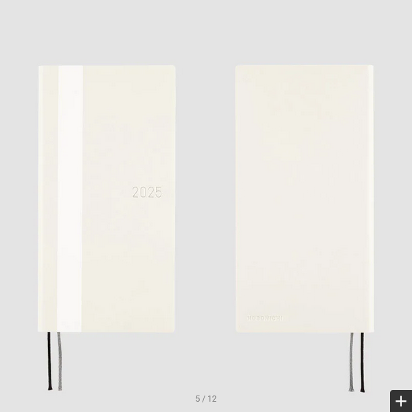 Hobonichi Techo 2025 Planner - Ivory Weeks Softcover, Weekly Horizontal Layout, English Edition (January Start, Monday Start) | Perfect for Journaling, Productivity & Daily Planning