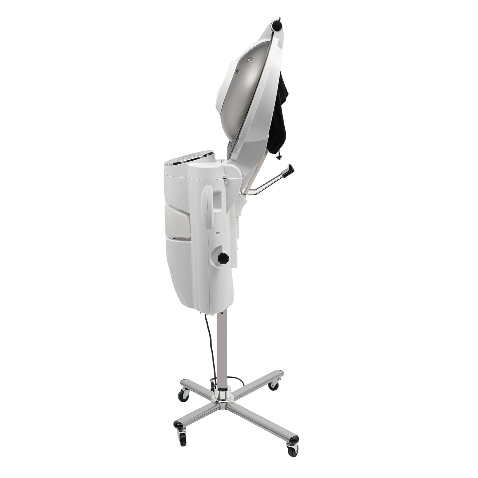 700W Professional Salon Hair Steamer with Micro Mist & 7-Color LED Lights - Hooded Standing Hair Dryer for Hair Coloring, Oil Treatment, Baking & Repair | Ozone Cold Fog Technology | Perfect for Salon & Home Hair Care (White)