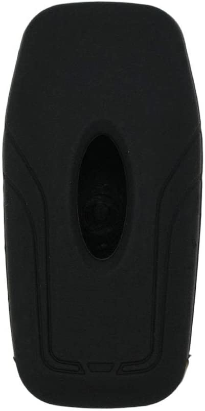 Silicone Rubber Key Fob Cover for Ford Fusion Mustang Edge F150 Lincoln MKZ MKC - 4 Button Smart Remote Key Protector - Durable & Anti-Scratch Car Key Case Holder for Daily Use & Outdoor Protection