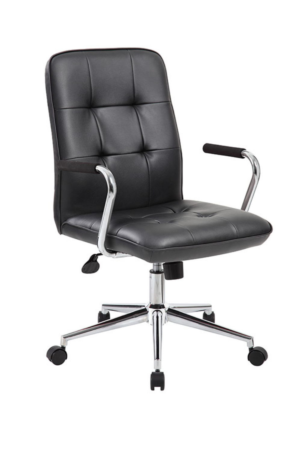 Boss Millennial Modern Home Office Chair - Vinyl Upholstered Ergonomic Desk Chair Models B330, B331, B330PM - Perfect for Remote Work & Gaming Setup