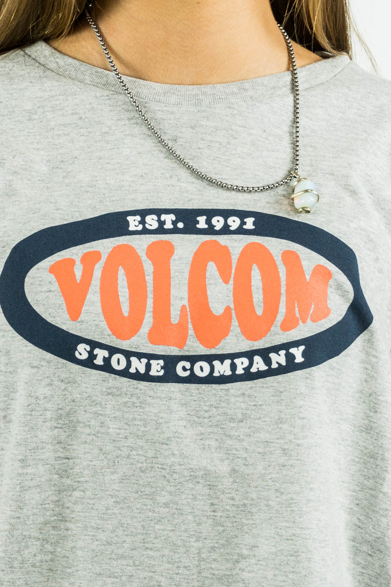 Volcom Kids T-Shirt for Boys & Girls - Heather Gray Cotton Tee with Cool Graphic Print | Perfect for School, Playdates & Casual Outings
