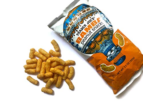 Trader Joe's Israel Bamba Peanut Snacks 3.5oz (100g) - Crunchy Peanut Butter Puffs for Kids Snacks, Lunch Box, and On-the-Go Healthy Treats