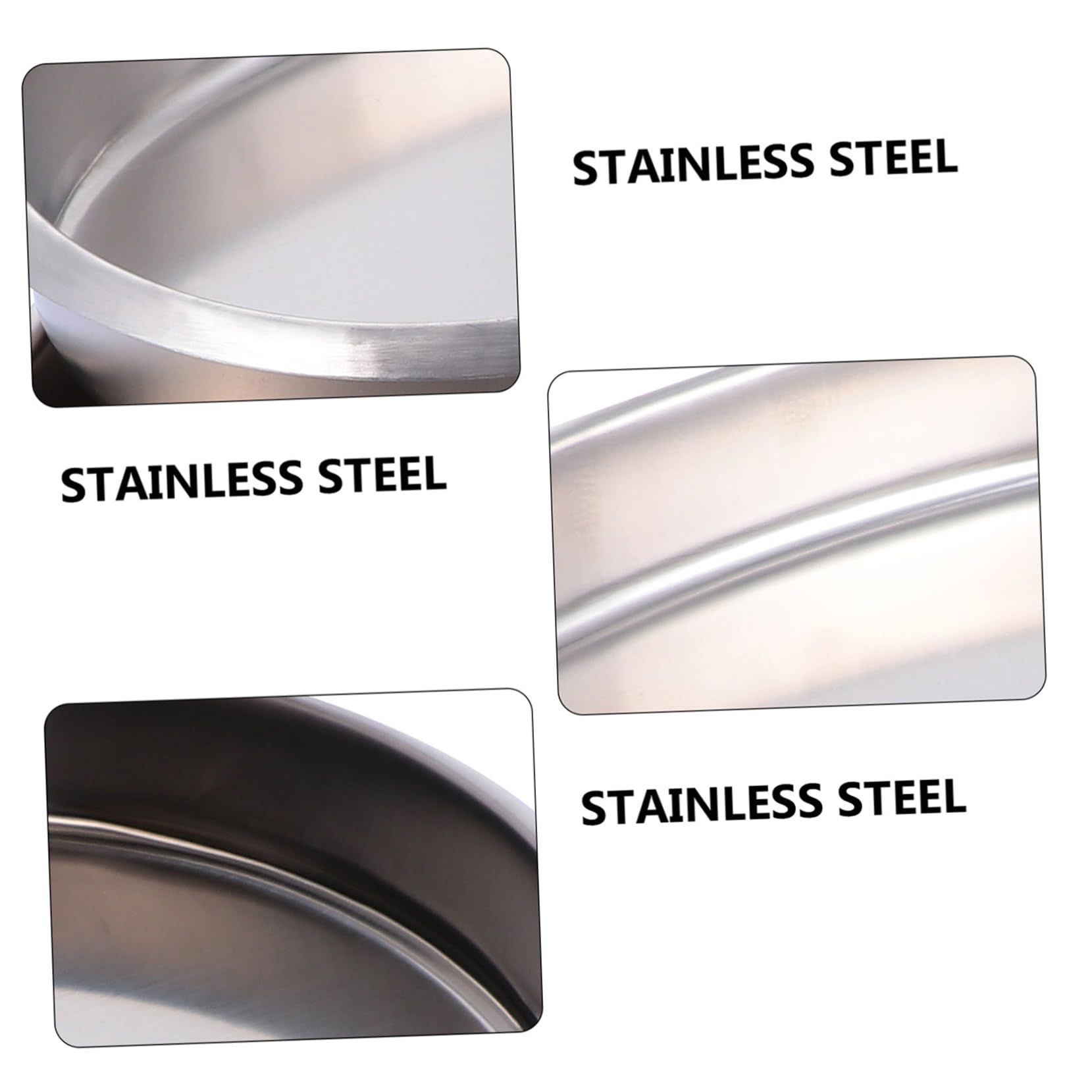 3-Piece Stainless Steel Dental Tray Set - Kidney Dish & Mayo Tray for Medical Clinics, Labs & Dental Offices | Durable Metal Instrument Trays for Surgical Tools, Experiments & Dental Procedures