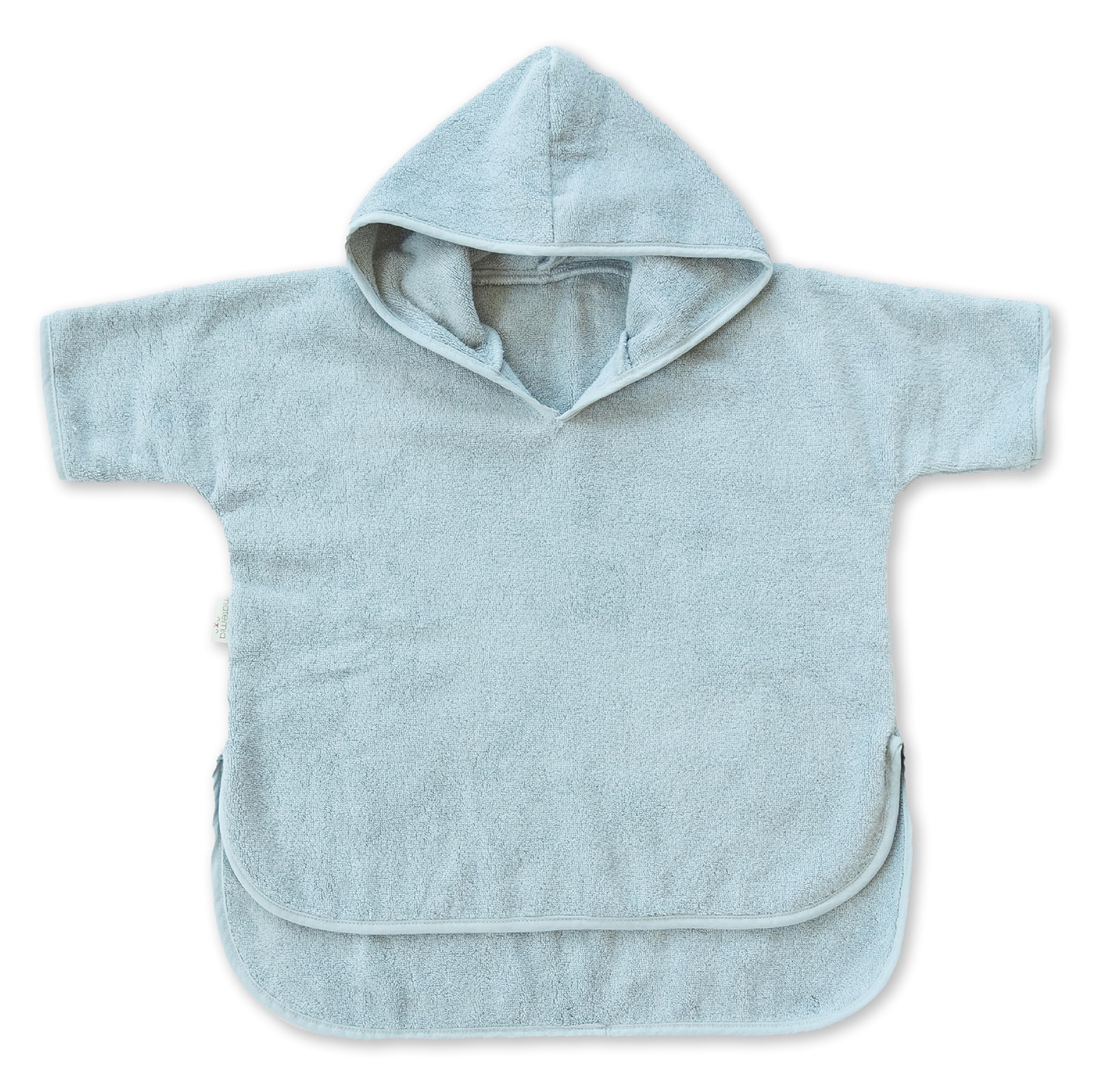 Natemia Organic Hooded Baby Towel - Ultra Soft & Absorbent Cotton Newborn Bath Towel, Kids Hooded Towel Wrap for Boys & Girls, Baby Robe & Bath Essentials - Perfect for Post-Bath, Swimming & Photo Shoots