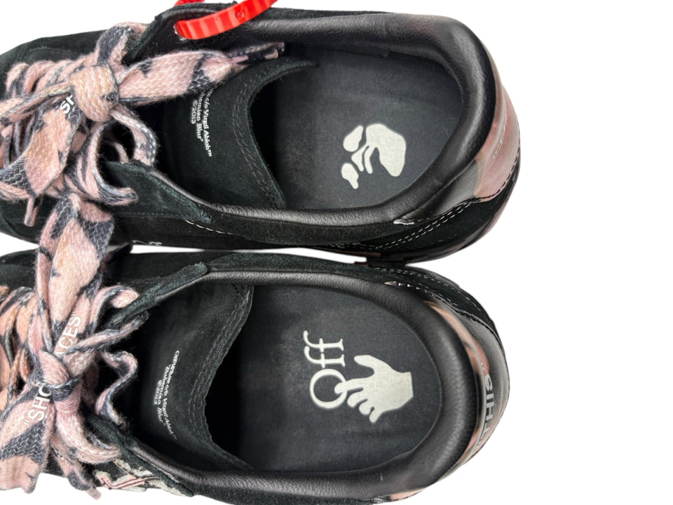 Off White Low Liquid Melt Vulcanized Suede Sneakers for Women - Size 41 (US 10.5) - Casual Streetwear Fashion Shoes for Everyday Wear & Urban Outfits