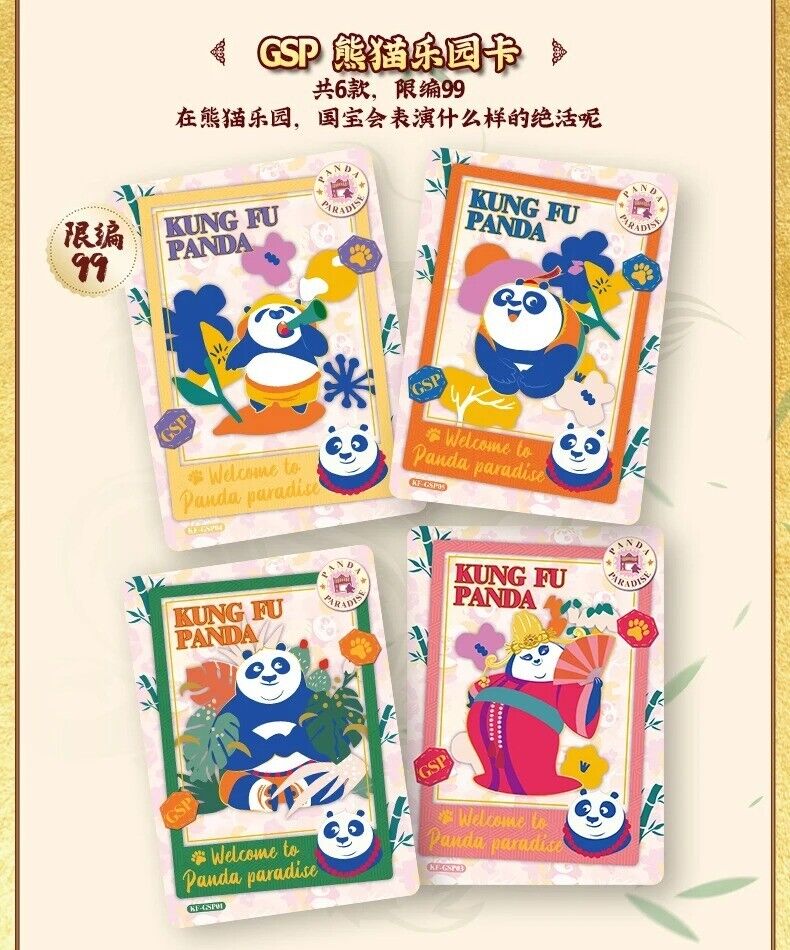 Authentic Kung Fu Panda Collectible Trading Cards - 10-Pack Film Themed Paper Cards Set for Kids & Collectors | Perfect for Gifts, Movie Nights & Card Games