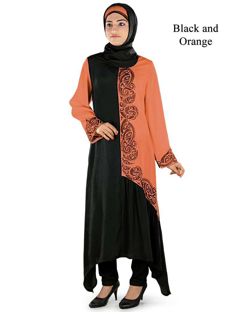 Elegant Ara Short Abaya for Women - Modest Islamic Dress for Prayer, Casual Wear & Special Occasions