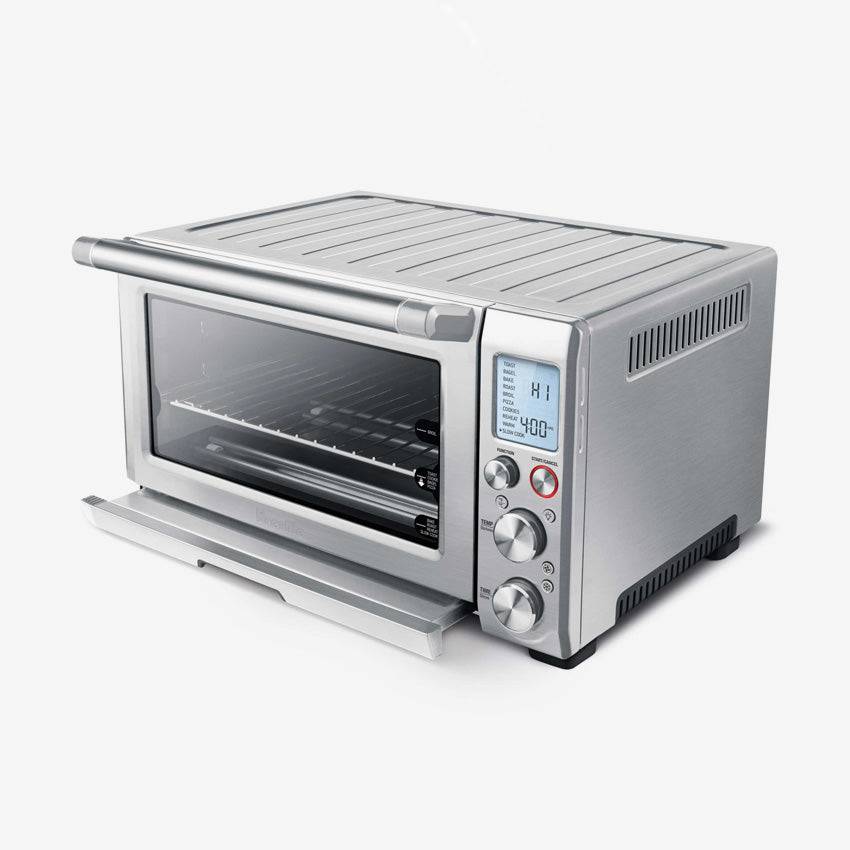 Breville Smart Oven Pro - Countertop Convection Toaster Oven with Element IQ Technology, Brushed Stainless Steel - Perfect for Baking, Broiling, Roasting & Toasting in Small Kitchens