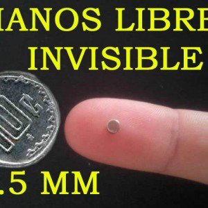 Spy Nano Wireless Earpiece - Invisible Bluetooth Earphone for iPhone & Android | Perfect for Covert Listening, Security Work & Discreet Communication