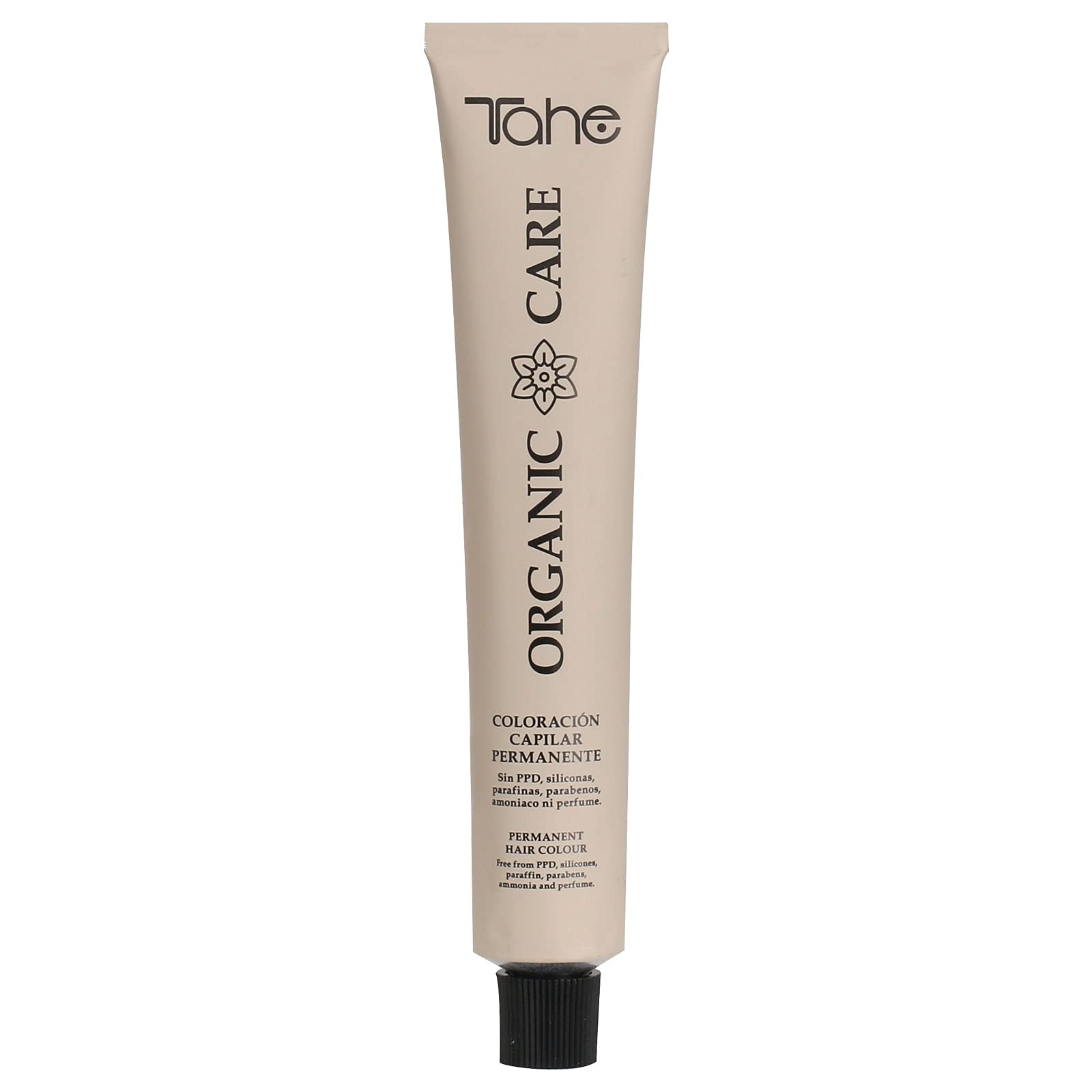 Tahe Organic Care Permanent Ammonia-Free Hair Color - 100ml (100.01) | Natural & Gentle Hair Dye for Home Use & Salon Quality Results