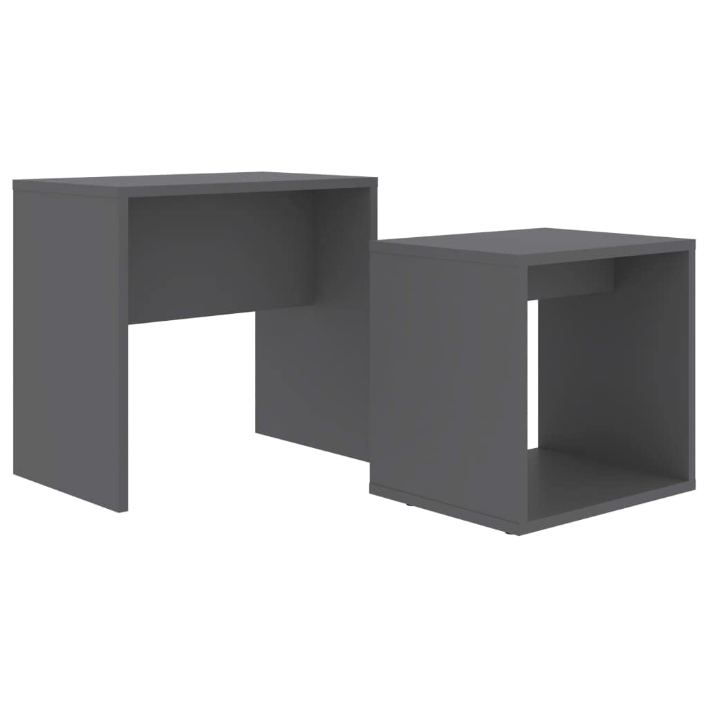 vidaXL Coffee Table Set - Chipboard Side Table for Living Room, Sofa & Couch - Indoor Furniture in Multiple Colors - Perfect for Home Decor, Living Room & Office Use