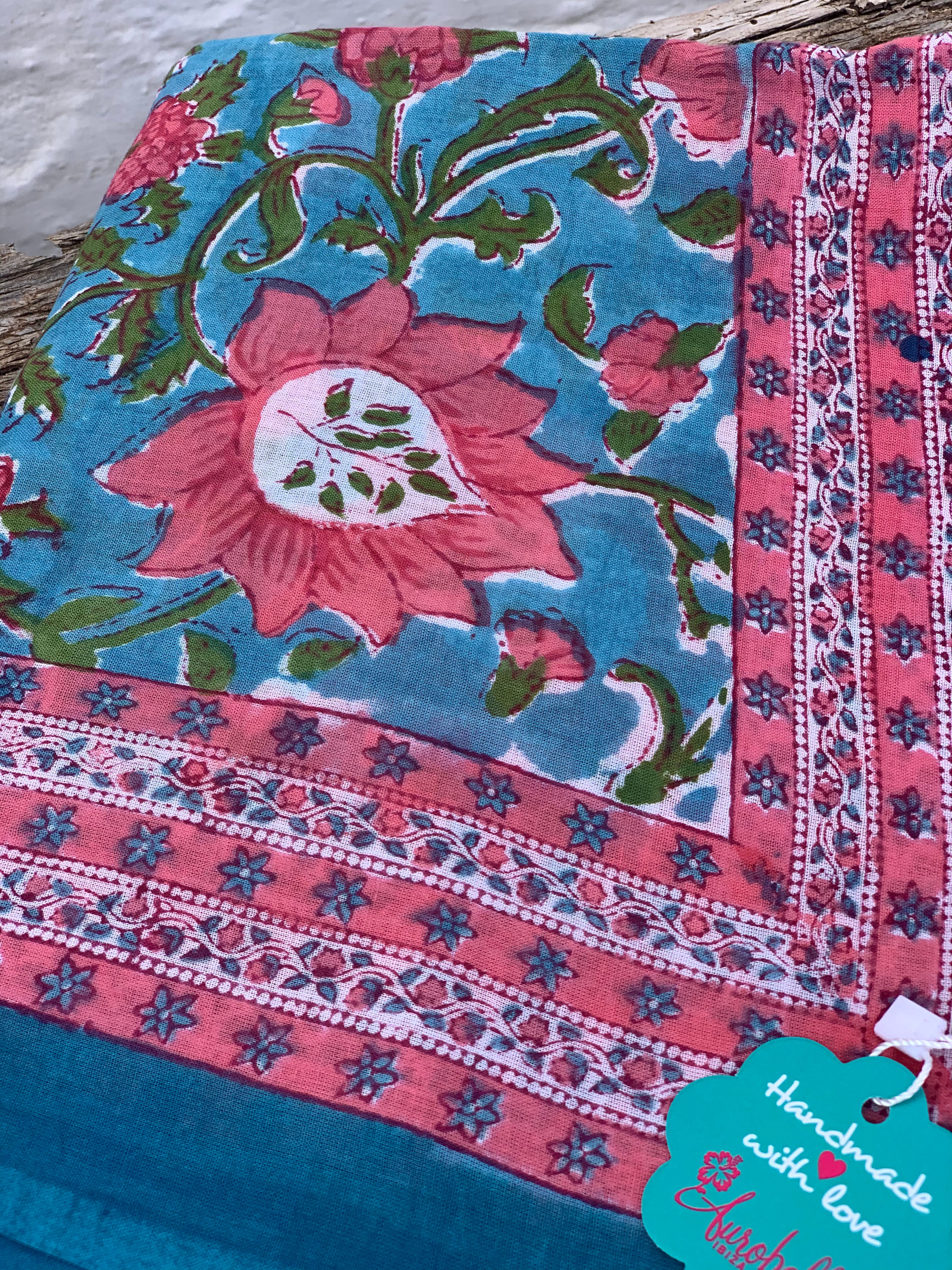Hand Block Printed Cotton Sarongs & Pareos - New Collection for Beach, Travel & Summer Fashion | Soft & Stylish Cover-Ups