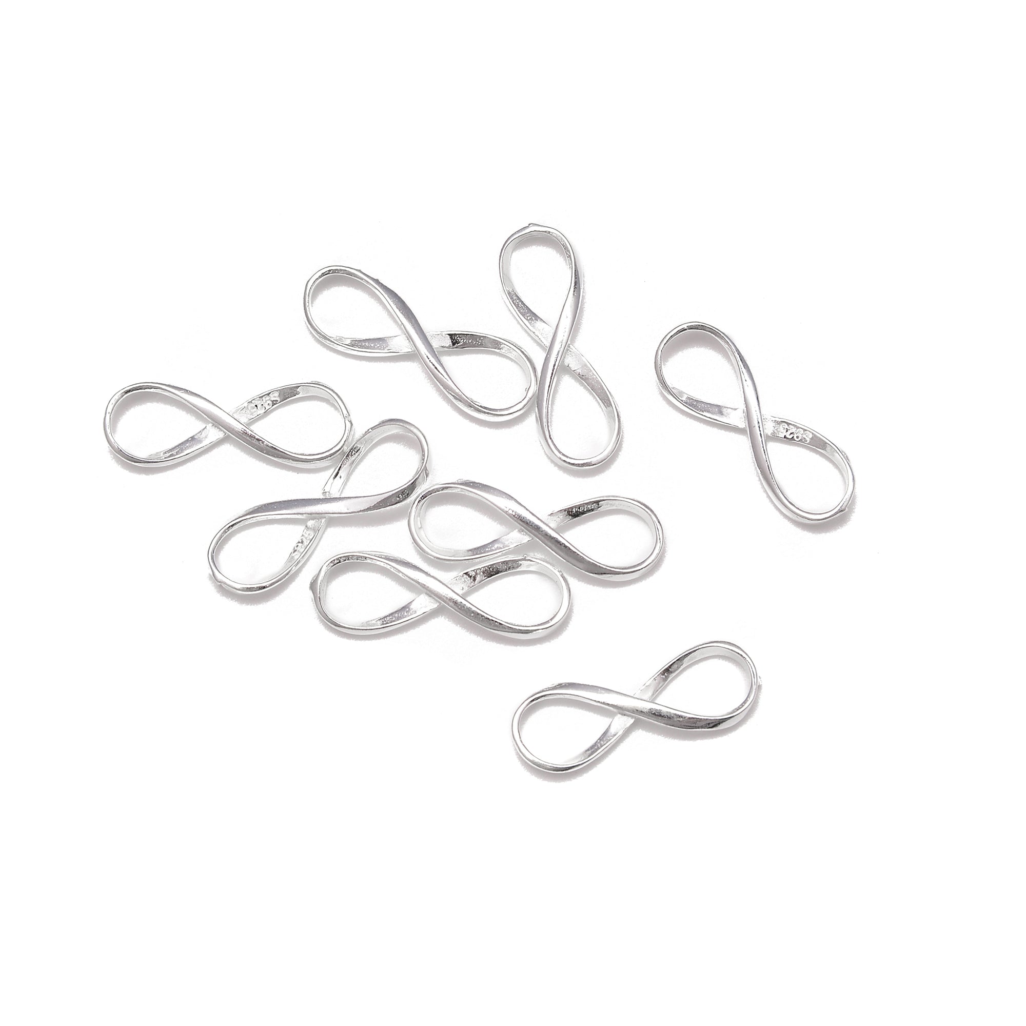 925 Sterling Silver Jewelry Connector Clasp 6x19mm - 7pcs per Bag for Necklace, Bracelet & DIY Jewelry Making - Secure Lobster Clasps for Beading & Craft Projects