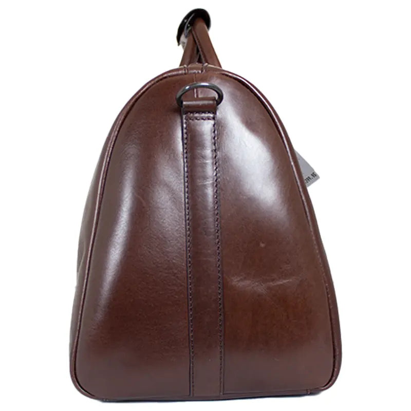 Premium Genuine Leather Duffle Bag for Men & Women - Travel, Gym & Weekend Getaways - Water-Resistant Carry-On Luggage with Adjustable Shoulder Strap