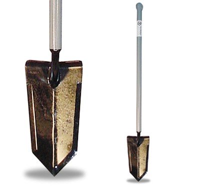 Lesche Sampson Pro-Series Shovel with Ball Handle - Heavy Duty Metal Detecting & Gardening Tool for Outdoor Treasure Hunting & Yard Work