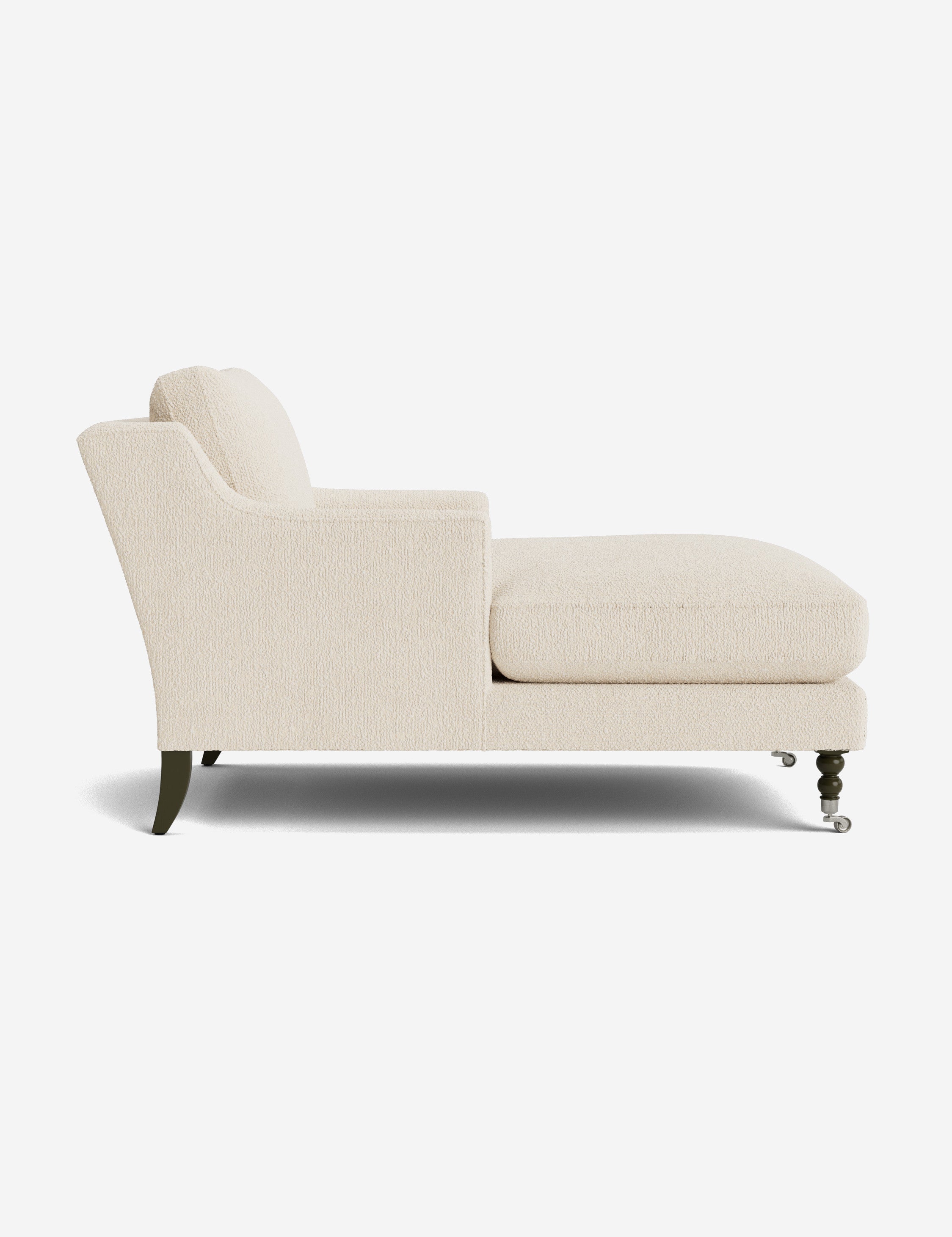 Fabienne Chaise Lounge Chair - Modern Accent Chair for Living Room, Bedroom & Office - Stylish Mid-Century Design with Upholstered Seat & Wooden Legs - Perfect for Relaxing, Reading & Decor