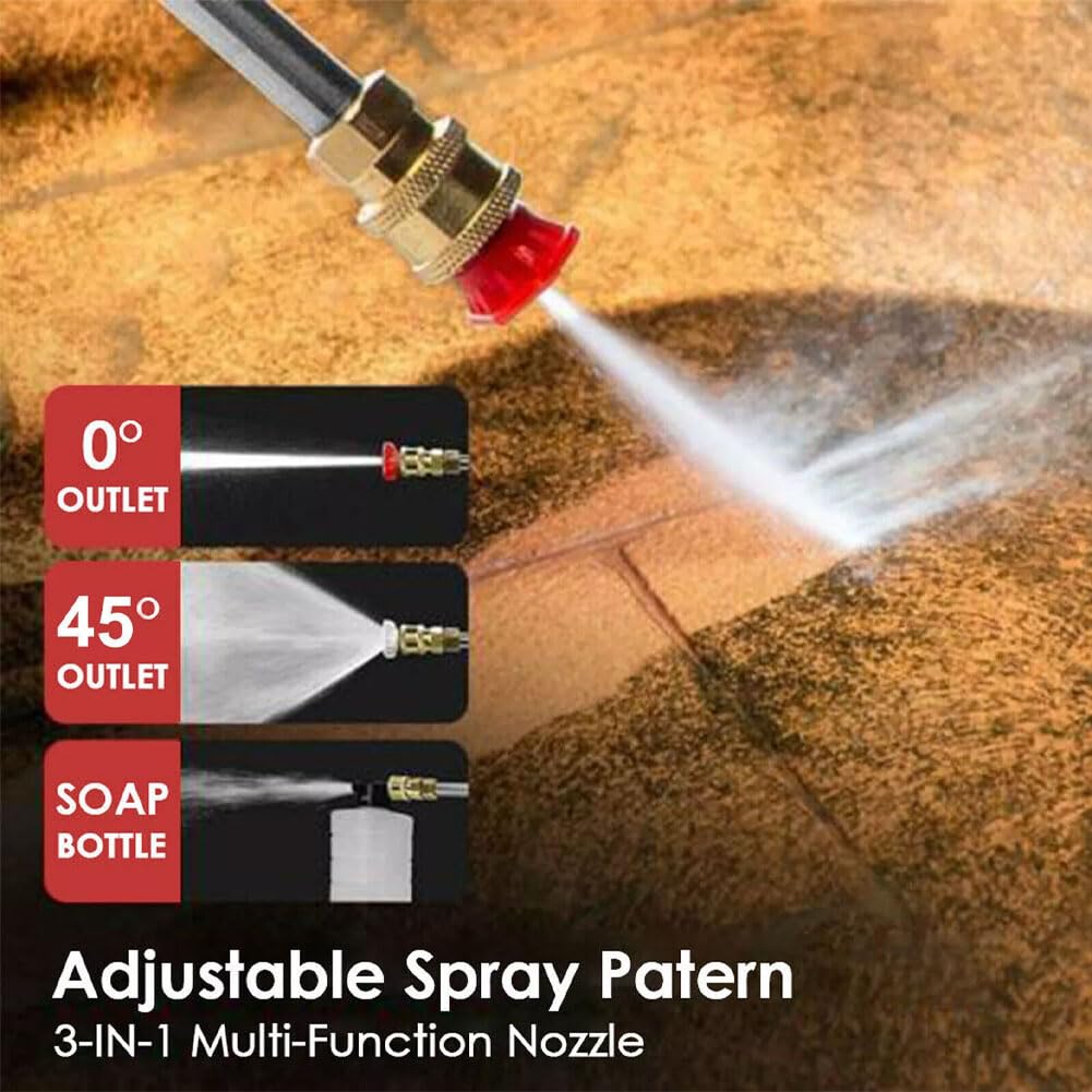 Ez-Jet Portable Hydrowasher Battery Operated - Wireless High Pressure Car Washer Sprayer Gun (1 Set) for Home, RV & Outdoor Cleaning - 1200PSI Water Pump for Cars, Patio & Garden