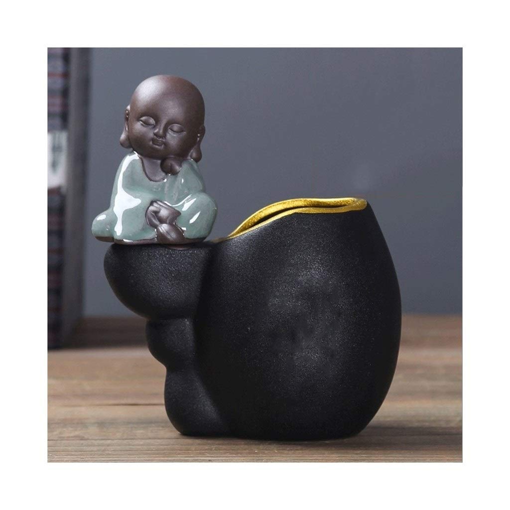 Ceramic Pen Holder for Desk - Stylish Pencil Organizer for Office & Home, Perfect Gift for Boys & Girls - Simple Desktop Accessories (Gift Box Type B) - Ideal for School, Work & Study Spaces