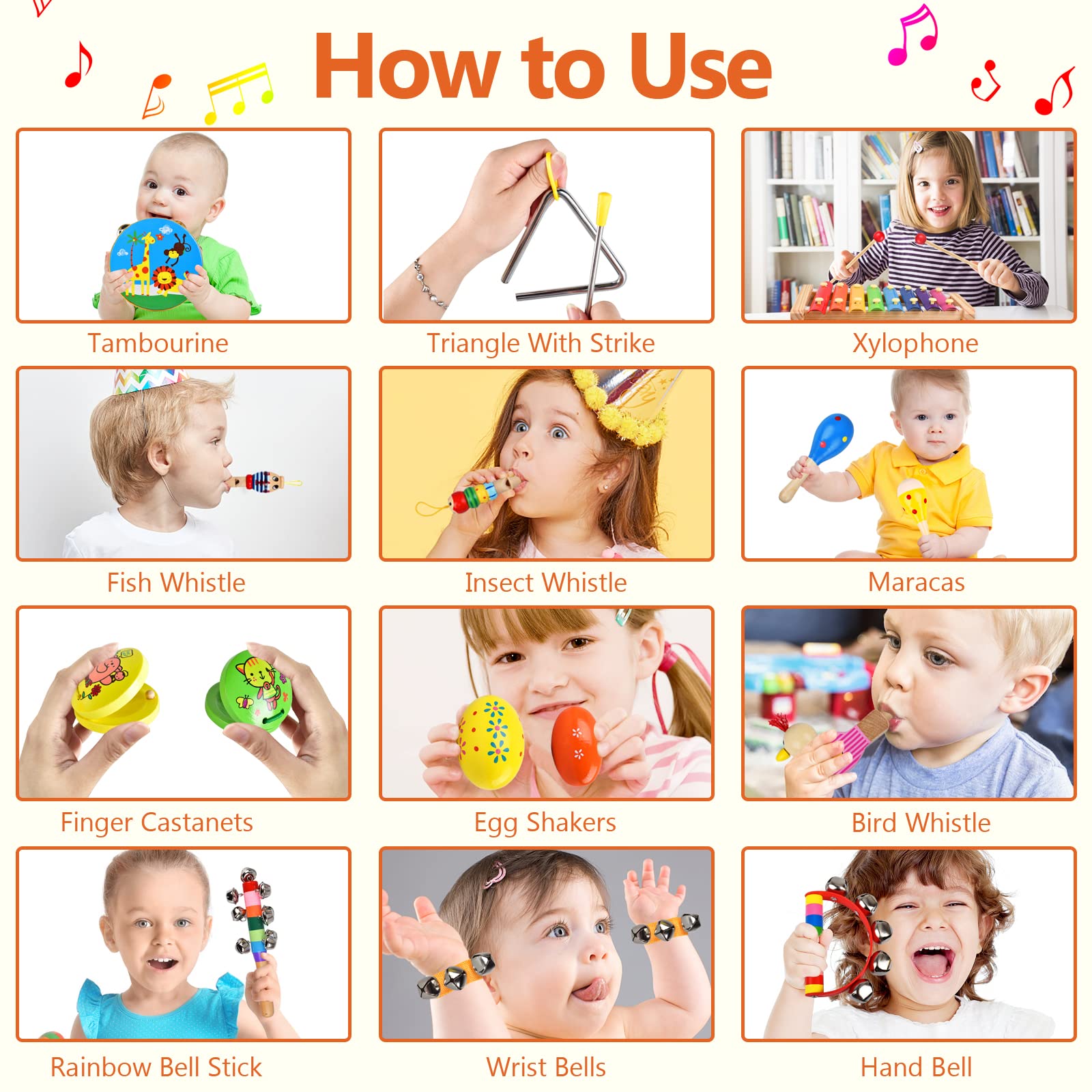20-Piece Kids Musical Instruments Set - Wooden Shakers, Tambourine, Xylophone & Percussion Toys for Early Learning | Perfect Gift for Boys & Girls with Carrying Bag | Ideal for Preschool Music Class, Birthday Parties & Home Playtime