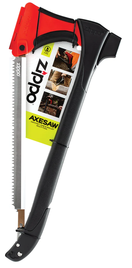 Premium Axesaw Black - High-Quality Hand Axe for Camping, Hiking & Outdoor Survival | Durable & Lightweight for Wood Cutting & Bushcraft