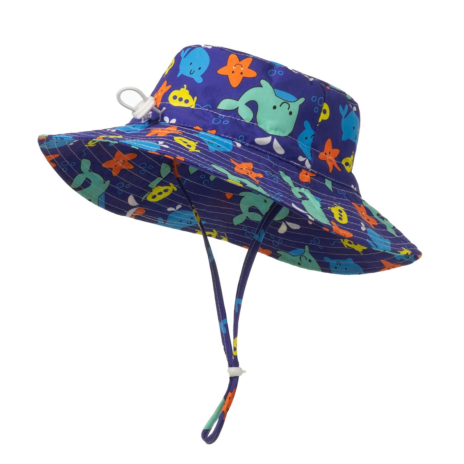 Adorable Cartoon Animal Sunscreen Bucket Hats for Newborn Baby Boys & Girls - Soft Infant Sun Protection Cap for Outdoor Play, Beach Trips & Daily Use