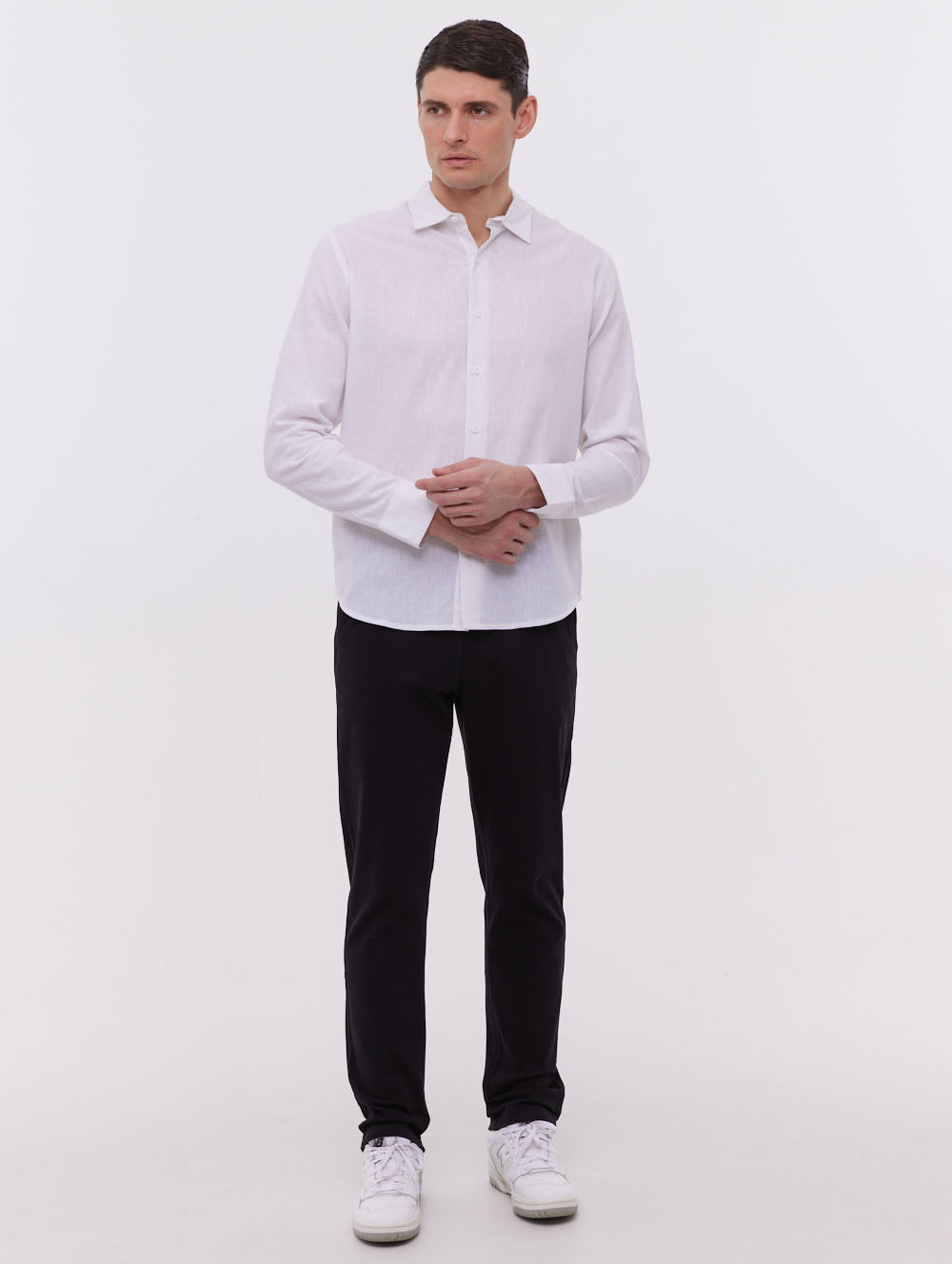 Jimini Washed Twill Chino Pants for Men - Comfortable Slim Fit Casual Trousers - Perfect for Office, Travel & Everyday Wear