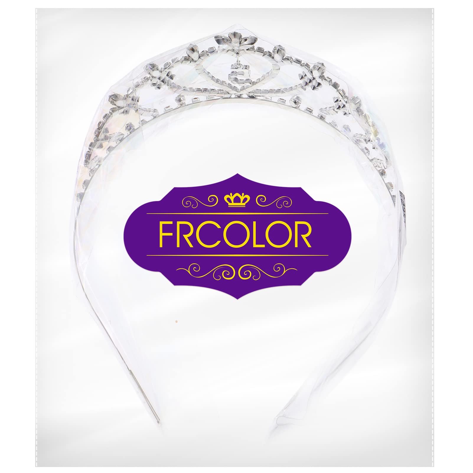 Girls 5th Birthday Crown Tiara - Crystal Rhinestone Princess Headband for 5 Year Old Girls | Happy Birthday Party Accessory | 1 Count Metal Tiara for Birthday Celebrations, Photo Shoots & Special Occasions