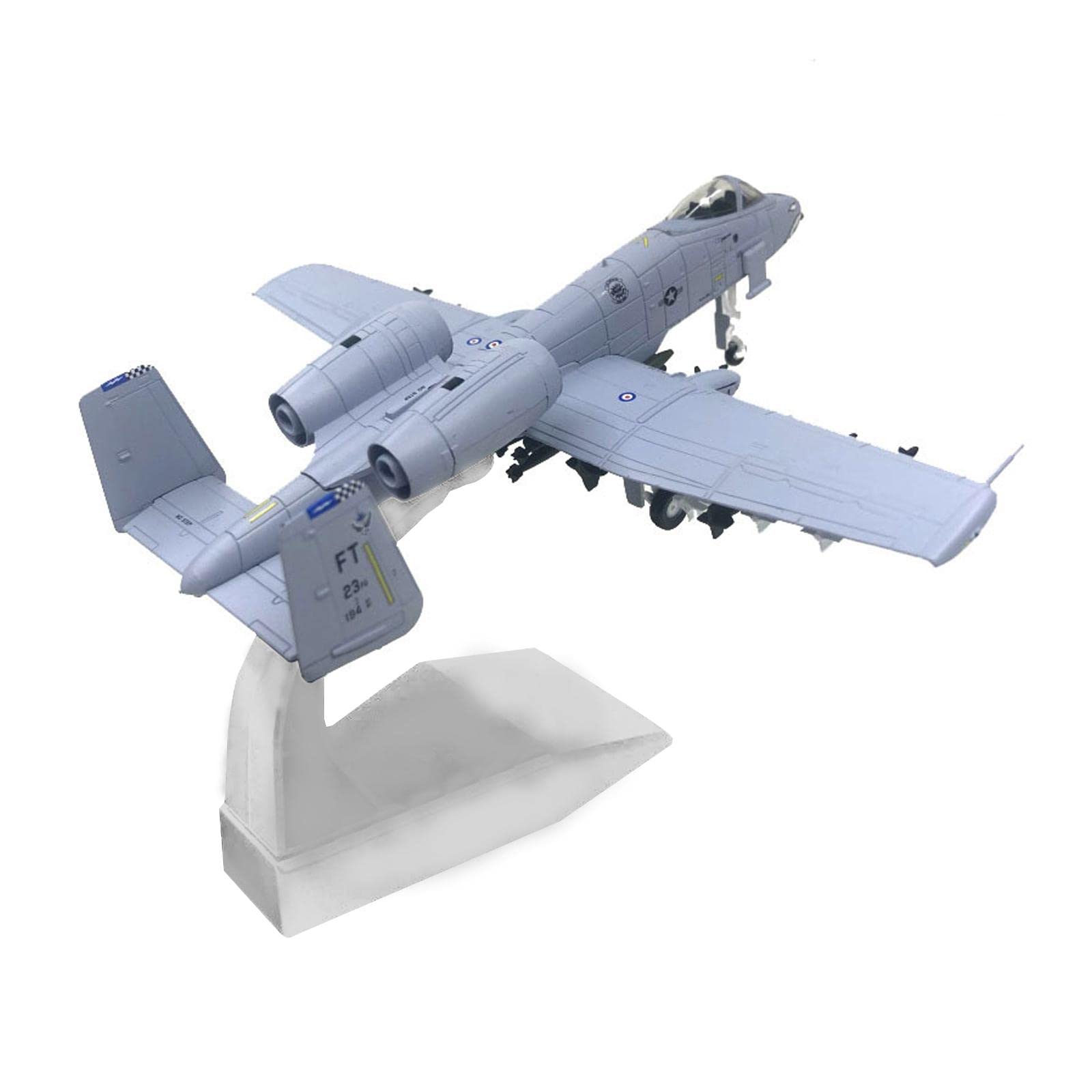 1:100 Scale A-10 Warthog Fighter Jet Diecast Model - Highly Detailed Collectible Aircraft for Aviation Enthusiasts - Perfect for Home Office Decor, Military Display & Gift for Plane Lovers