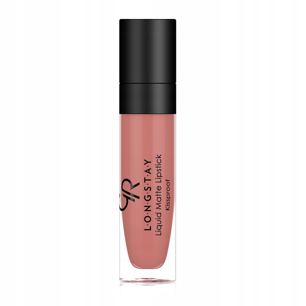 Golden Rose Longstay Liquid Matte Lipstick - R-MLL 17 - Highly Pigmented, Smudge Proof, Long Lasting Lip Color for Day & Night Wear - Perfect for Parties, Dates, and Special Occasions