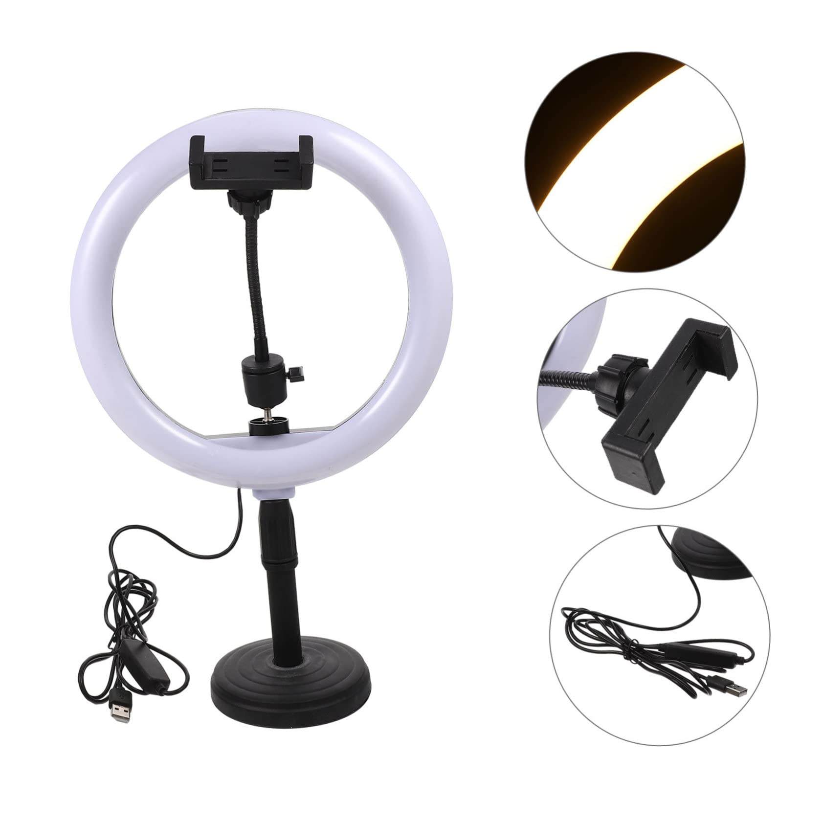 Hemobllo Professional LED Ring Light with Stand - 10