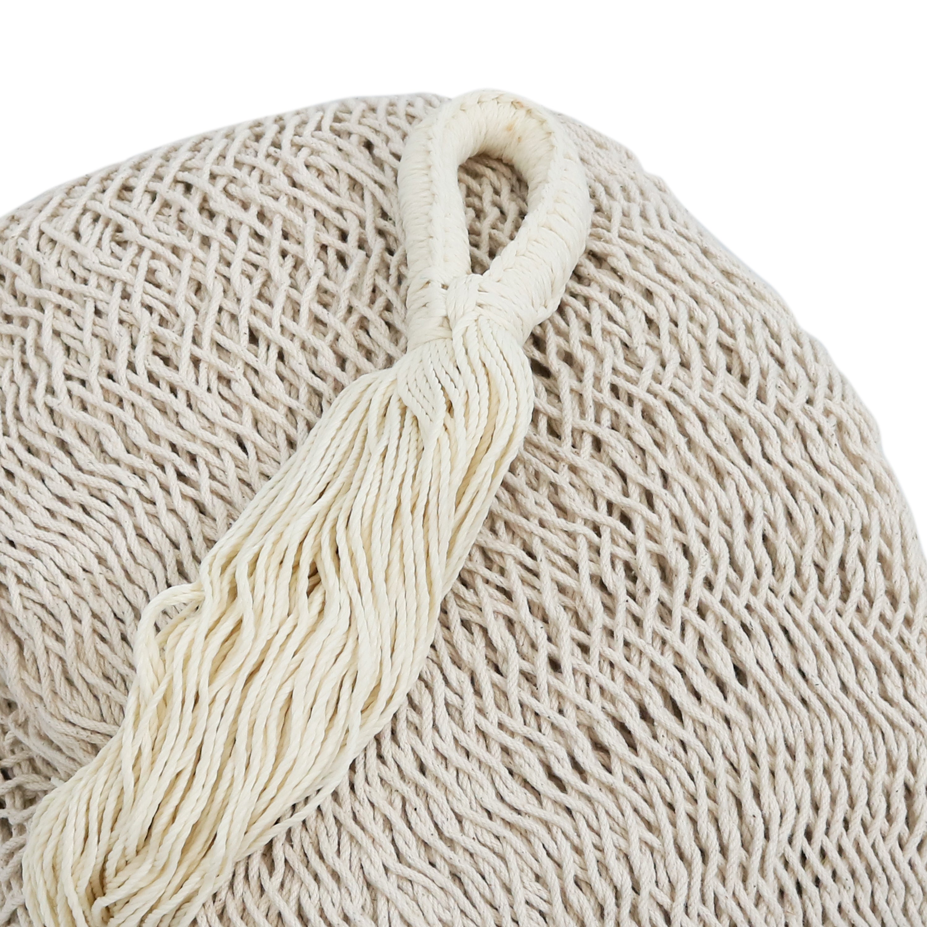 Premium XXL Handwoven Mayan Hammock with 15ft Stand - Extra Thick Cotton Rope for Maximum Comfort - Perfect for Backyard, Patio, Poolside & Outdoor Relaxation
