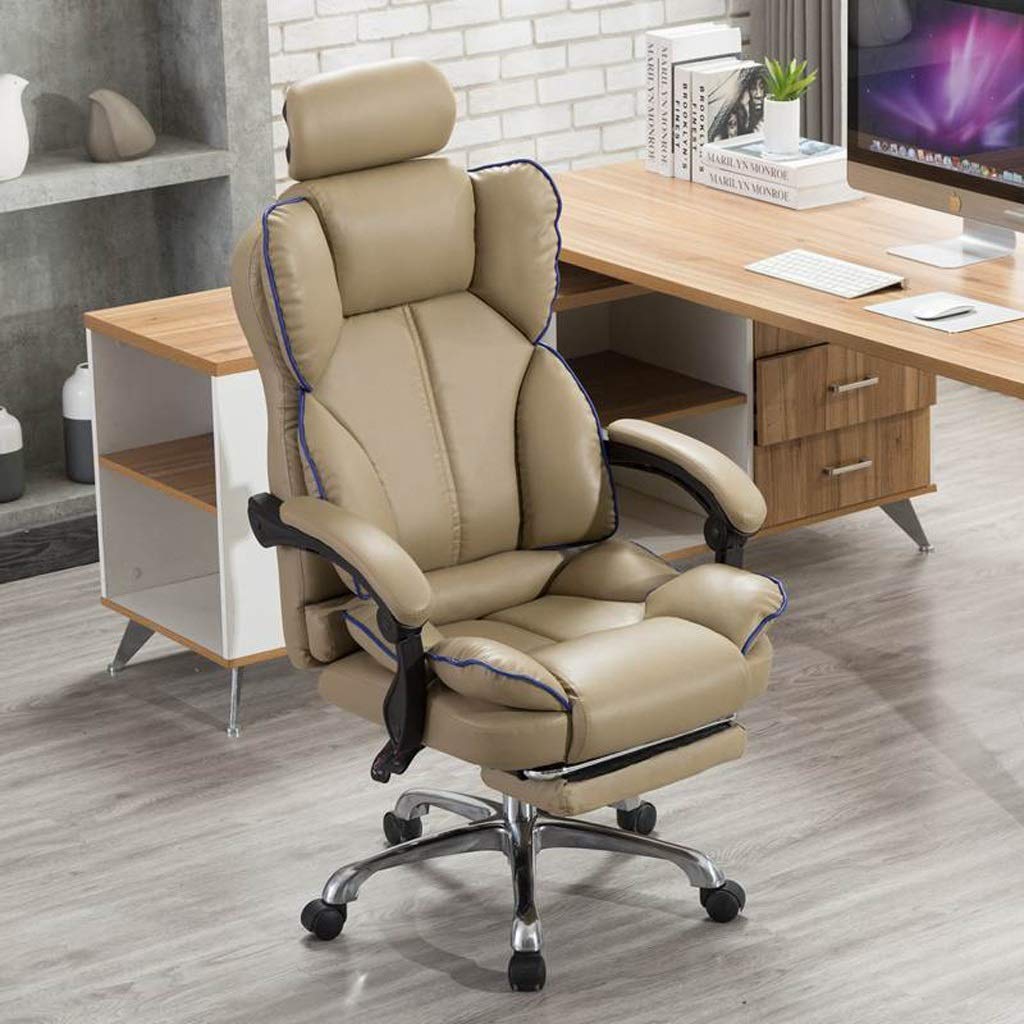 Ergonomic Office Desk Chair - High Back Computer Chair with Reclining Function, Comfortable Home Office Chair for Long Hours Work, Lift-Adjustable Boss Chair (Pink) - Perfect for Home Office, Gaming Setup & Workspace