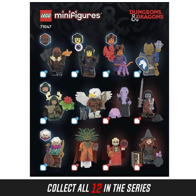 LEGO Collectible Minifigures - Mind Flayer (7 of 12) Dungeons & Dragons Action Figure for Role-Playing Game Fans & Fantasy Collectors | Perfect for D&D Game Nights & Display Shelves