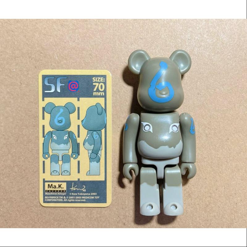 Bearbrick Series 7 SF Ma.K. 100% Collectible Figure - Limited Edition Designer Toy for Display & Collection | Perfect for Anime Fans, Home Decor & Gift Giving