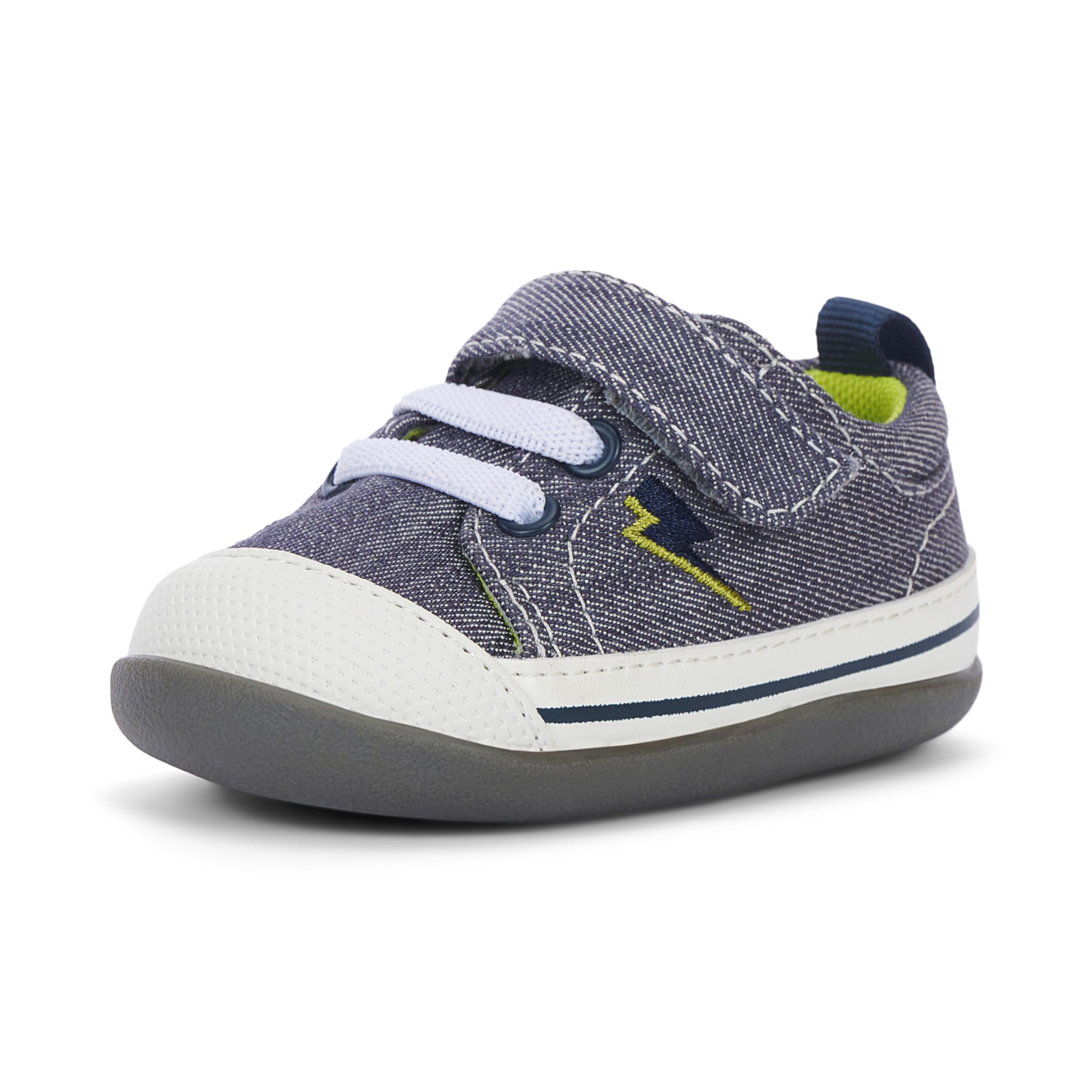See Kai Run Stevie II Infant Sneakers - Lightweight & Comfortable First Walking Shoes for Baby Boys & Girls - Perfect for Indoor Play, Outdoor Walks & Special Occasions