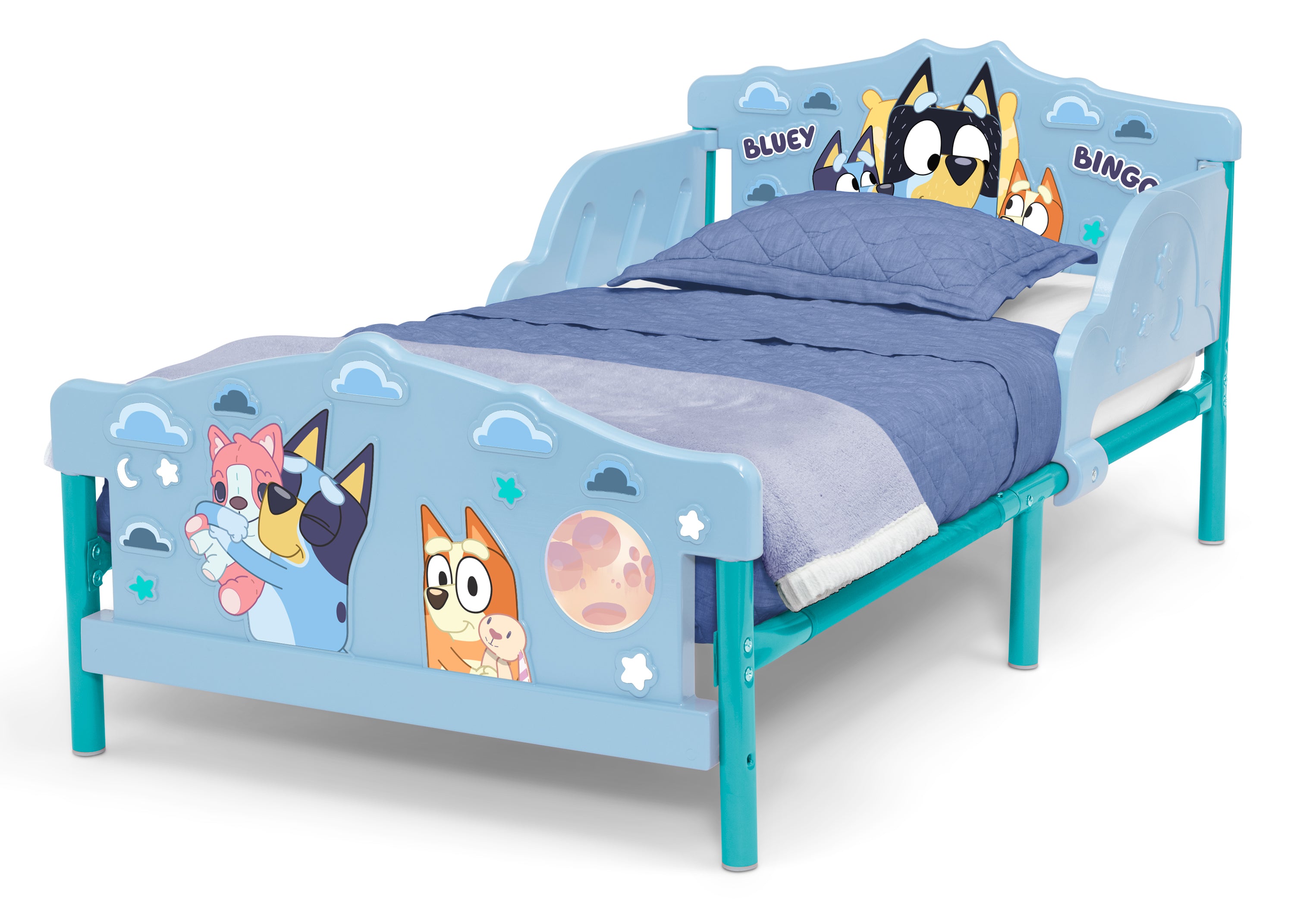 Bluey 3D Toddler Bed - Kids Themed Bed for Boys & Girls - Perfect for Nursery, Bedroom, and Playroom Decor