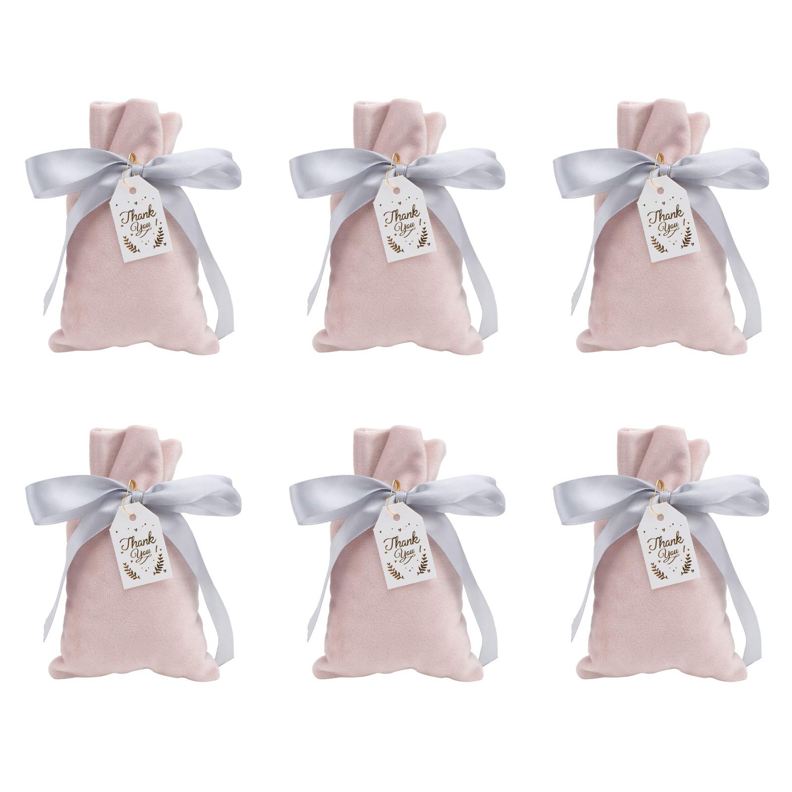 DOITOOL 6-Piece Candy Packaging Bags - Elegant Wedding Favor Bags, Jewelry Storage Pouches for Bridal Party, Baby Shower & Birthday Gifts - Perfect for Wedding Favors, Party Treats & Small Item Organization