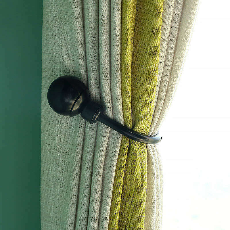 Pearl Simon Wall Mounted Metal Hooks for Curtains - Heavy Duty Decorative Hooks for Drapes, Blinds & Home Organization (Set of 6) - Perfect for Living Room, Bedroom & Window Treatments