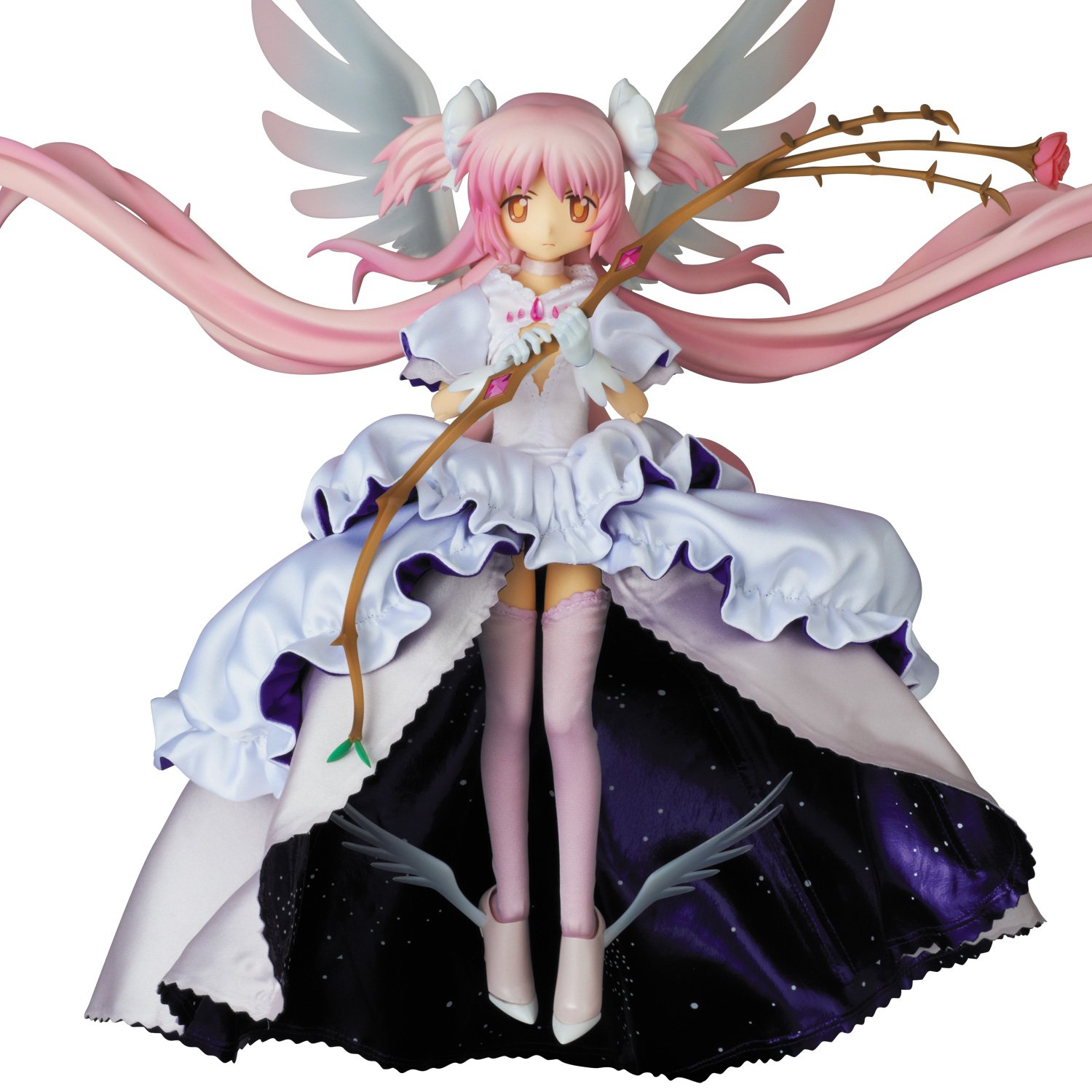 Medicom Puella Magi Madoka Magica: The Movie Rebellion Ultimate Madoka Real Action Hero Figure - Anime Collectible for Display & Cosplay Inspiration