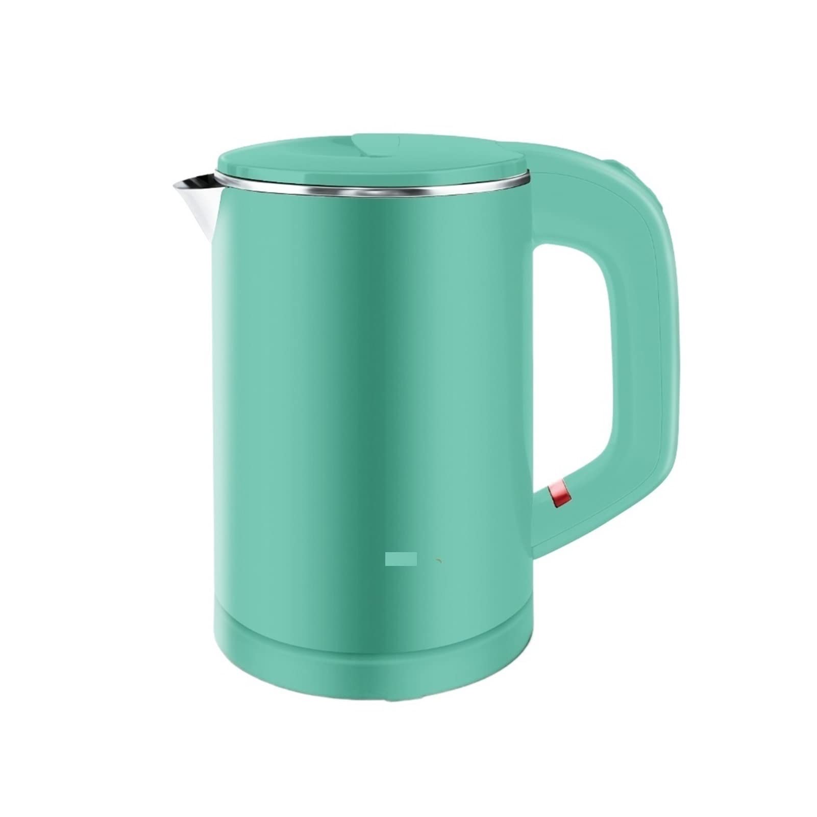 PENXZT 0.6L Stainless Steel Electric Travel Kettle - 800W Portable Wireless Tea & Coffee Maker for Home, Office, Camping & Travel (UK Plug, SF2058-Green) | Perfect for Hotels, Dorms & Road Trips
